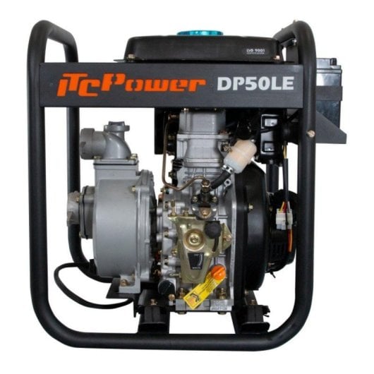Motopompe Diesel Itcpower Dp50le 4T aluminium compact autonomie élevée