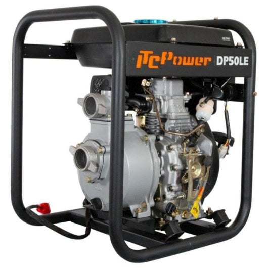 Motopompe Diesel Itcpower Dp50le 4T aluminium compact autonomie élevée
