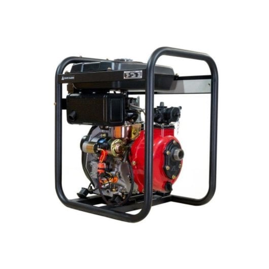 Motopompe ITCPOWER Dph40le Diesel haute pression démarrage électrique réservoir grande autonomie