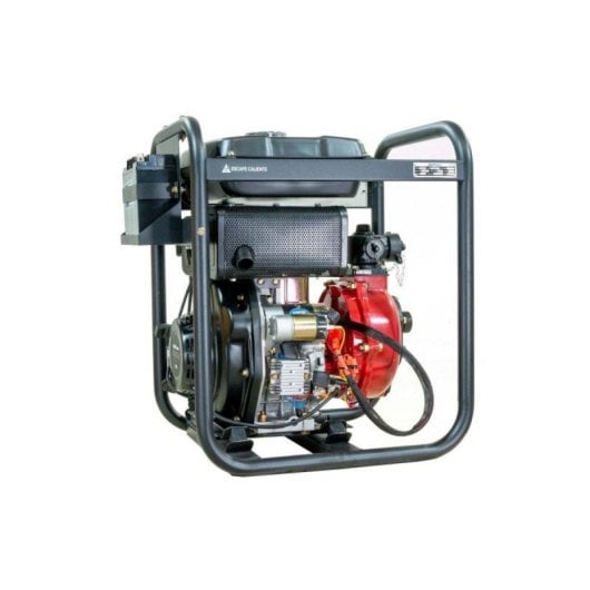 Motopompe ITCPOWER Dph40le Diesel haute pression démarrage électrique réservoir grande autonomie