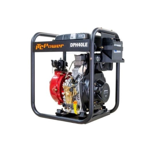 Motopompe ITCPOWER Dph40le Diesel haute pression démarrage électrique réservoir grande autonomie