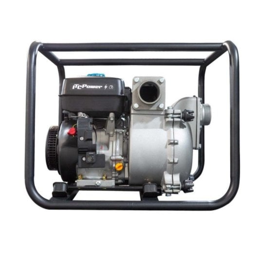 Motopompe QUO Gtp80x essence 4 temps OHV compact carter fonte alarme huile