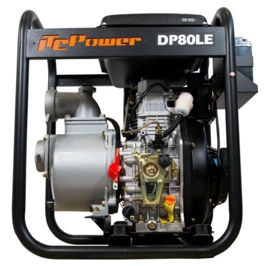 Motopompe Diesel ITCPower Dp80le réservoir grande capacité aluminium léger