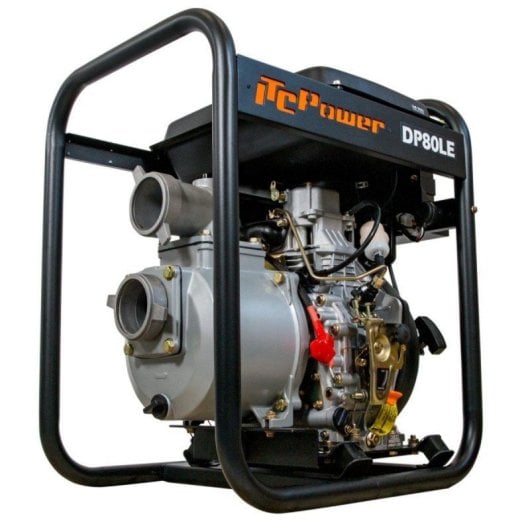 Motopompe Diesel ITCPower Dp80le réservoir grande capacité aluminium léger