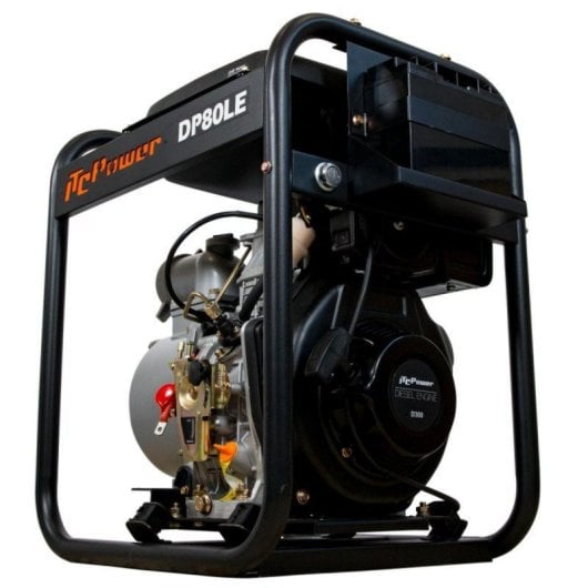 Motopompe Diesel ITCPower Dp80le réservoir grande capacité aluminium léger