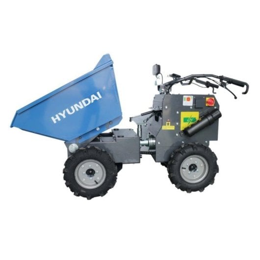Mini Dumper QUO Hymda300-e 350kg Bateria Dual 4WD Giro e Viro Hidráulico