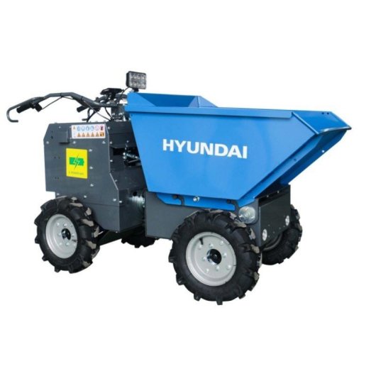 Mini Dumper QUO Hymda300-e 350kg Bateria Dual 4WD Giro e Viro Hidráulico