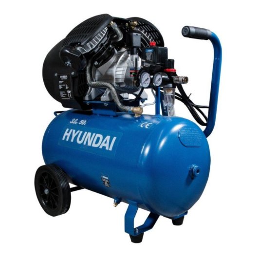 Compresor Hyundai HYAC50-31V 50 L 3 HP 356 L/min Monofásico Bajo Ruido