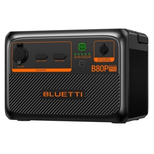 Bateria Bluetti B80P Fosfato de Ferro-Lítio 806 Wh IP65 Portátil Power Bank
