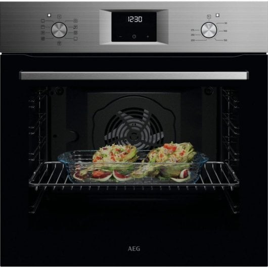 Horno eléctrico AEG OU5AB20SM 72 litros Inox antihuellas con Aqua Clean y grill turbo