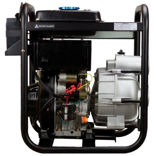 Motopompe ITCPower Dpt80le Diesel monocylindre corps aluminium aspiration eaux chargées