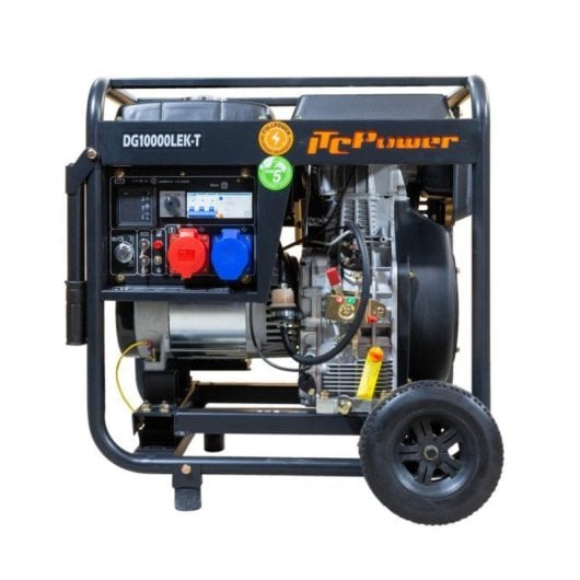Gerador Diesel QUO Dg10000lek-t 10,6 kVA 7,6 kW Full Power 4 Tempos Aberto