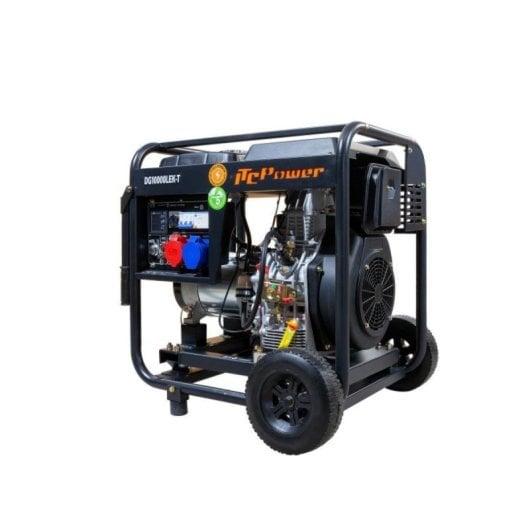 Gerador Diesel QUO Dg10000lek-t 10,6 kVA 7,6 kW Full Power 4 Tempos Aberto