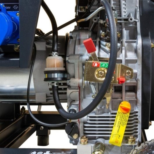 Gerador Diesel QUO Dg10000lek-t 10,6 kVA 7,6 kW Full Power 4 Tempos Aberto
