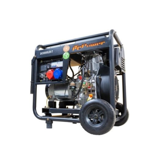 Gerador Diesel QUO Dg10000lek-t 10,6 kVA 7,6 kW Full Power 4 Tempos Aberto