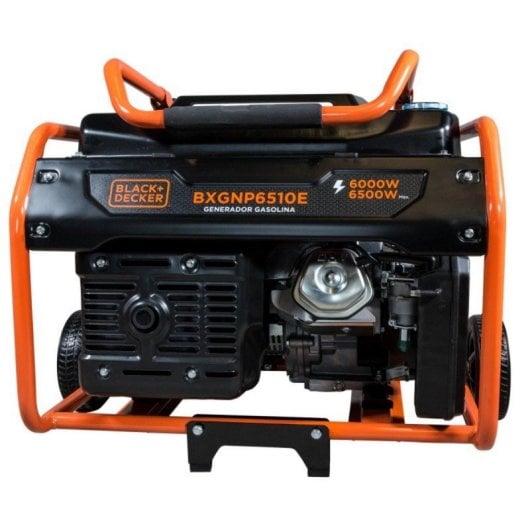Générateur Black+decker Bxgnp6510e 6500W Essence Monophasé avec Roues Antiperçage