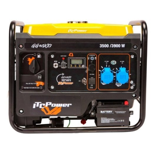 Gerador Inverter ITC Power Gg40xei 3,9kW Arranque Elétrico e Manual Aberto Gasolina