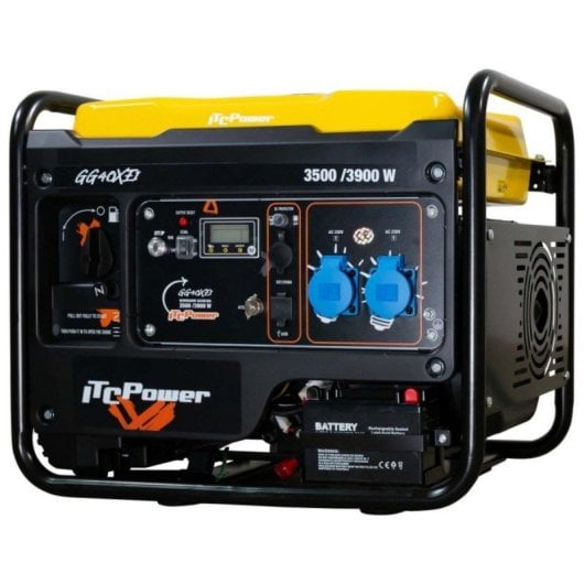 Gerador Inverter ITC Power Gg40xei 3,9kW Arranque Elétrico e Manual Aberto Gasolina