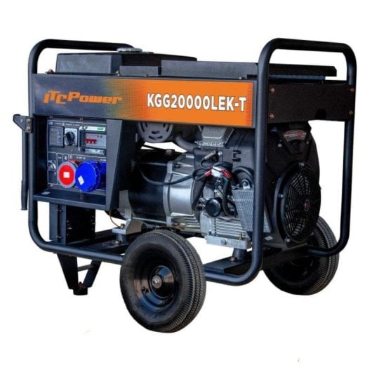 Generador Gasolina ItcPower GG20000LEK-T 2 Cilindros V FullPower Kit Ruedas