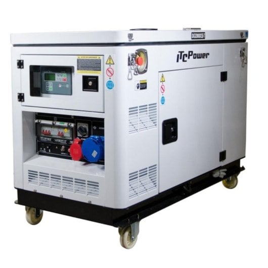 Gerador Diesel ITCPower DG12000XSET 12,5kVA Full Power 400V/230V Motor EV80 ATS