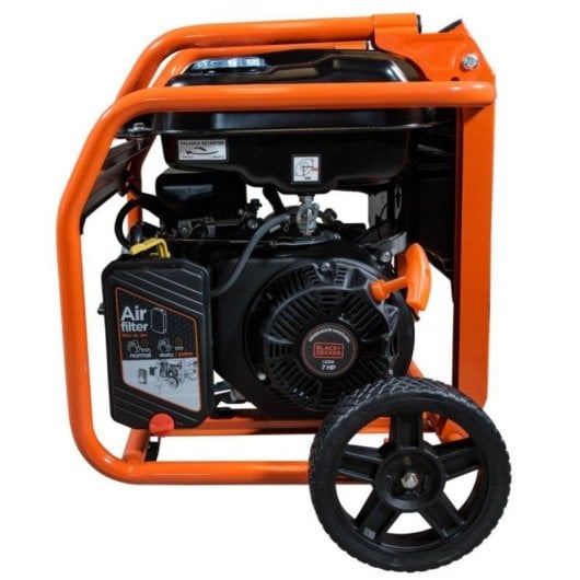 Générateur Black+Decker Bxgnp3000e 3000W Essence 4 Temps Roues et Réservoir 15L