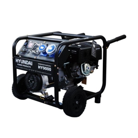 Generador Gasolina Hyundai HY9000K Monofásico 6,5 kW AVR LED Compacto
