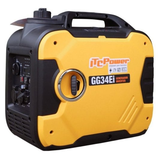 Gerador Inverter ITCPower GG34ei 3400W Gasolina Portátil Silencioso com Arranque Elétrico