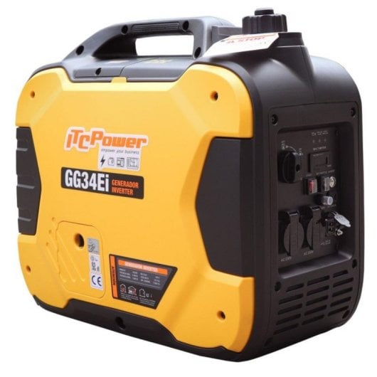 Gerador Inverter ITCPower GG34ei 3400W Gasolina Portátil Silencioso com Arranque Elétrico