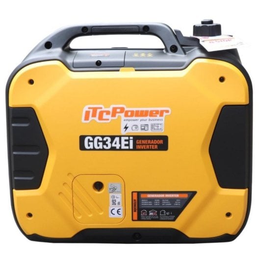 Gerador Inverter ITCPower GG34ei 3400W Gasolina Portátil Silencioso com Arranque Elétrico
