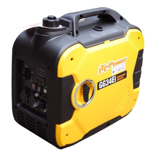 Gerador Inverter ITCPower GG34ei 3400W Gasolina Portátil Silencioso com Arranque Elétrico