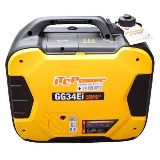 Gerador Inverter ITCPower GG34ei 3400W Gasolina Portátil Silencioso com Arranque Elétrico