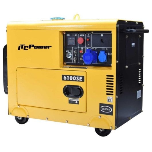 Gerador Diesel ITCPower Nt-6100se Monofásico 5,3kW Arranque Fácil AVR ATS