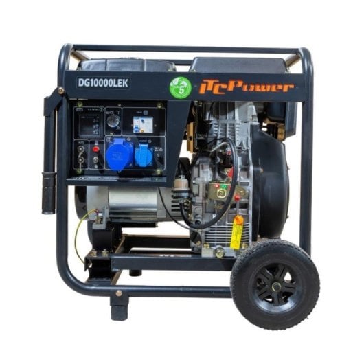 Gerador diesel ITCPower DG10000LEK monofásico 8.5kW 3000rpm arranque ATS