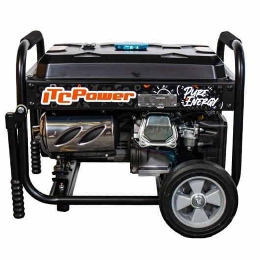 Gerador Elétrico ITCPower GG3300F Gasolina 3kW Depósito Gr Capacidade AVR Roda