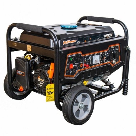 Gerador Elétrico ITCPower GG3300F Gasolina 3kW Depósito Gr Capacidade AVR Roda