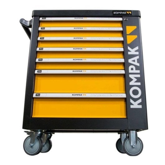 Kompak Carro de Ferramentas Lz01 252 Peças 6 Gavetas Completo Profissional