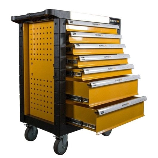 Munich Tools Lz02 Carro de Ferramentas 173 Peças Completo com Bandejas Organizadoras