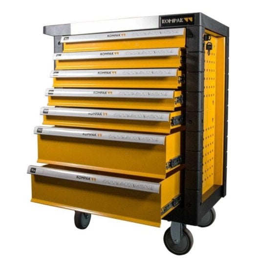 Munich Tools Lz02 Carro de Ferramentas 173 Peças Completo com Bandejas Organizadoras