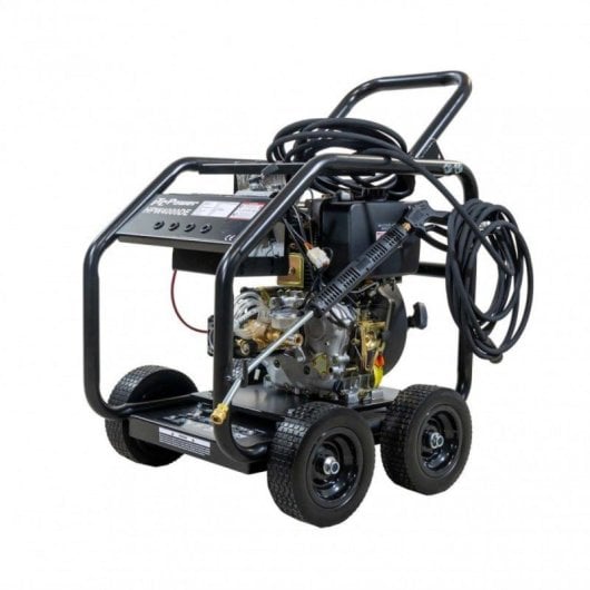 Nettoyeur haute pression ITCPower Hpw4000de Diesel 4 temps portable avec réservoir détergent