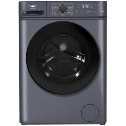 Lavadora CHiQ CW07123863AX Carga Frontal 7 kg 1200 rpm Inverter Gris oscuro