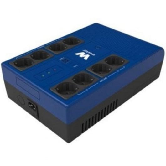 Sai Woxter 1200VA Batterie 12V 7Ah Autonomie Optimisée 8 Prises Schuko Protection Avancée