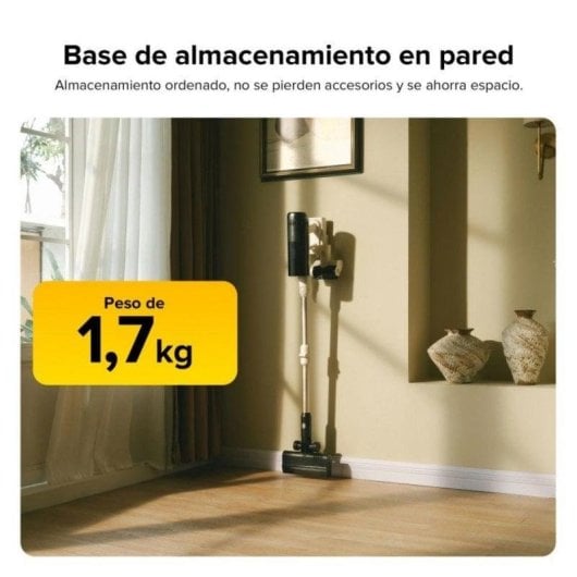 Aspirador sem Fio Roborock H60 Pro 170AW 80min Antiemaranhamento Filtro 5 Etapas