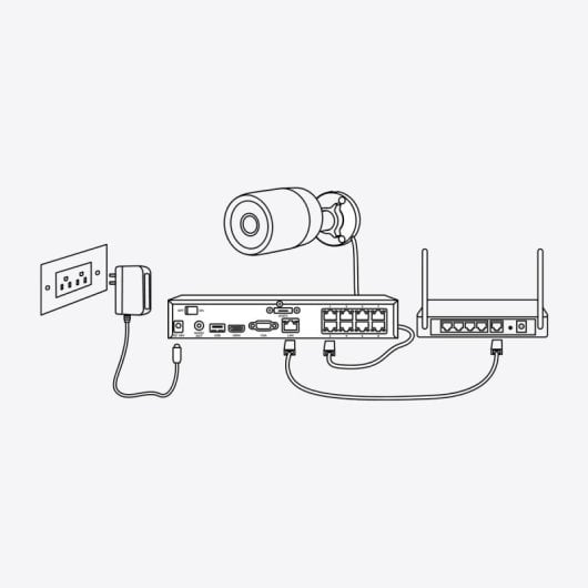Caméra IP Reolink P334 8MP 4K Vision Nocturne Intérieur Extérieur 105° Audio Bidirectionnel IA