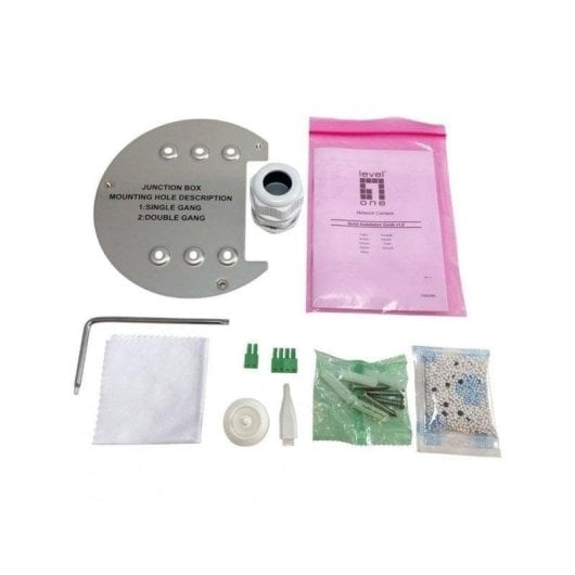 Caméra de surveillance Level One FCS-3616 6MP Vision Nocturne Intérieur et Extérieur Audio Bidirectionnel Détection IA