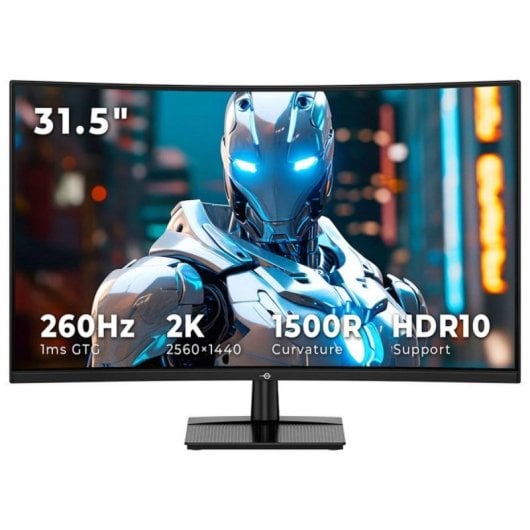 Monitor Titan Army C32C1S 31.5" QHD 260Hz HVA Curvo 1ms HDR10 FreeSync Game Plus