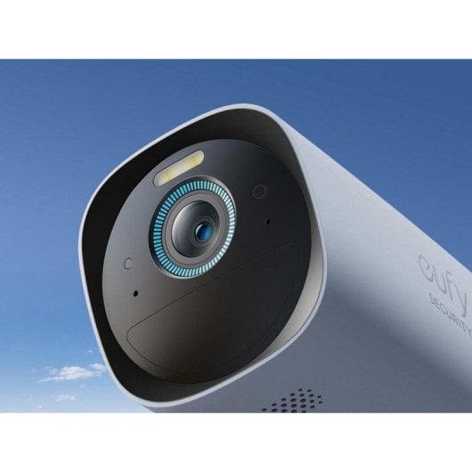 Caméra IP Eufy S330 eufyCam 3 4K Vision Nocturne Extérieur IA Alarme Contrôle Vocal Audio Bidirectionnel