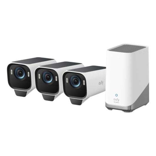 Camera IP Eufy Cam S3 Pro 3+1 4K Wireless con visione notturna e sirena integrata