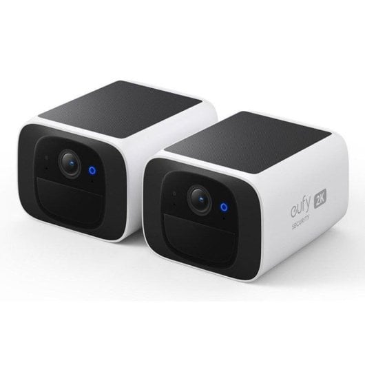 Videocamere di sorveglianza Eufy SoloCam S220 FullHD Visione Notturna Interno ed Esterno Rilevamento IA Allarme Pannello Solare