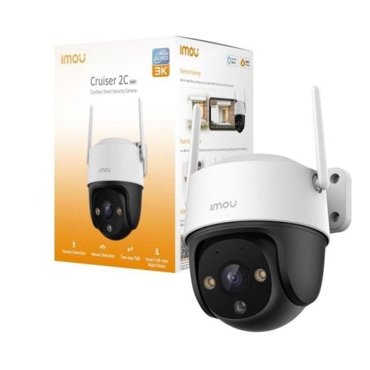 Caméra de surveillance Imou Cruiser 2C 3K Vision Nocturne Extérieure Détection IA Audio Bidirectionnel