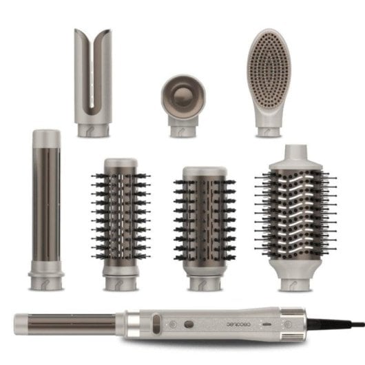 Moldeur de cheveux QUO CeramicCare 8in1 AirGlam Gyro Champagne moteur brushless